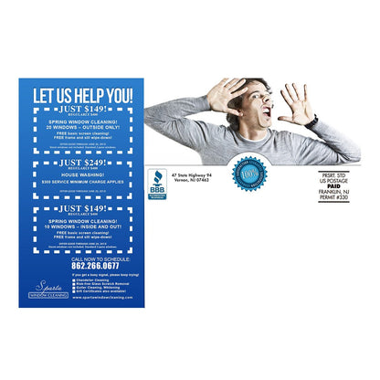 Too Clean To Be Eaten Small Postcard Back Design