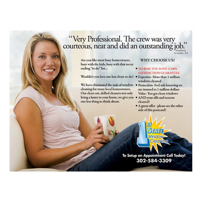 Sit on Your Couch Design Suite - Large Postcard - Front View