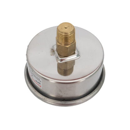 World Enterprise Liquid Pressure Gauge Upside Down Oblique View
