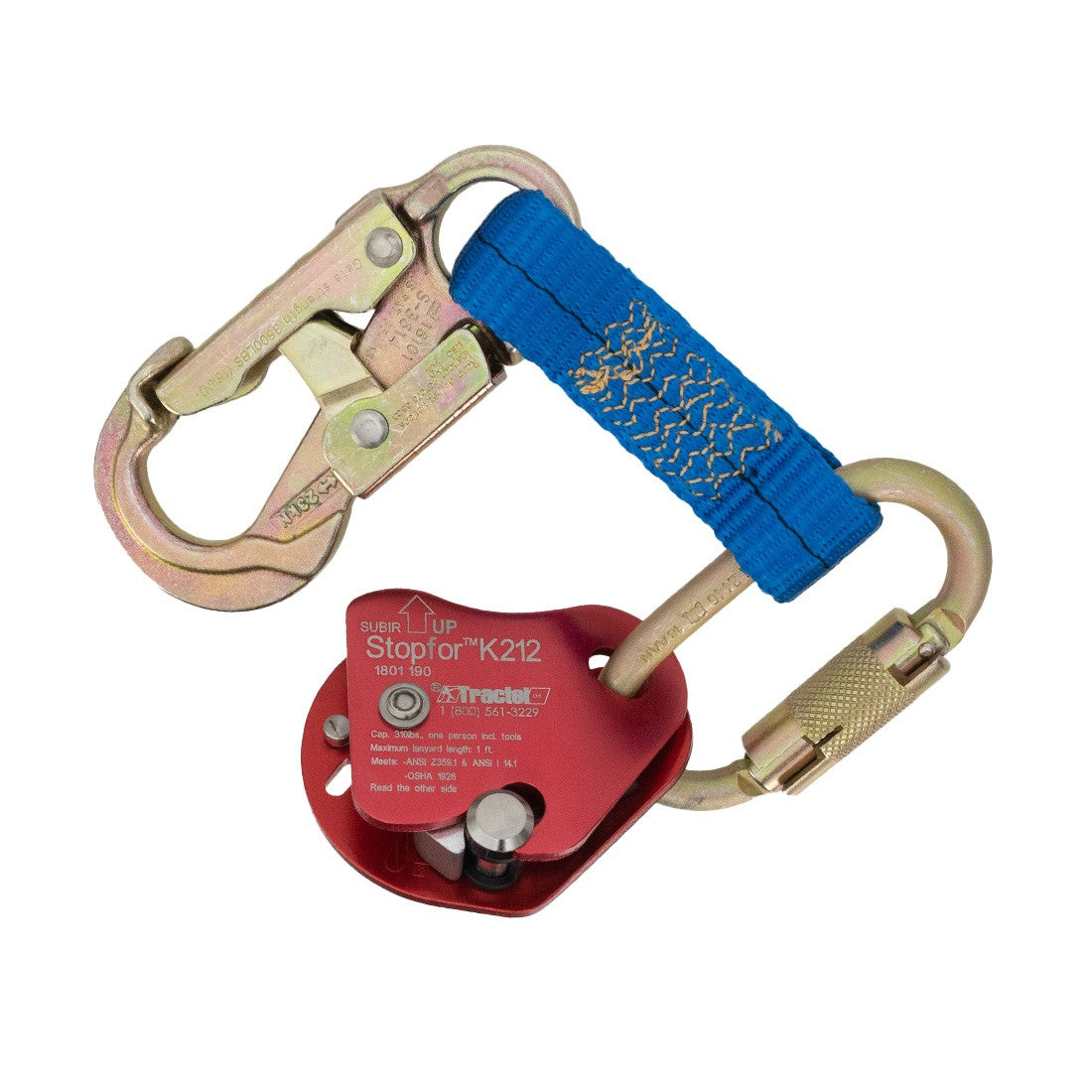 Tractel Stopfor K212 Back Up Rope Grab Detail View