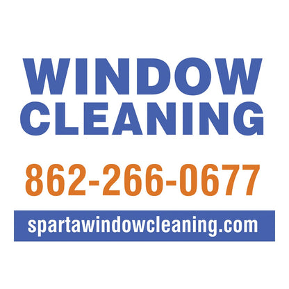 Lawn Sign with Solid Line - Purple - Front View