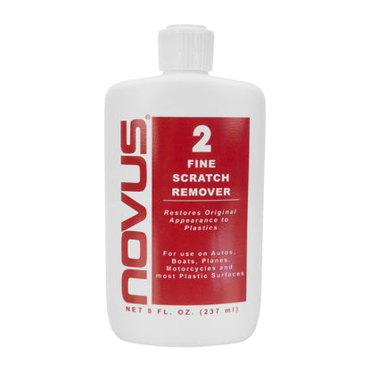 Novus Plastic Polish #2 Fine Scratch Remover 8oz Front View
