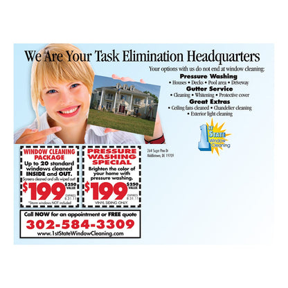 Sit on Your Couch Design Suite - Large Postcard - Back View