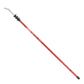 XERO Carbon Fiber Trad Pole 2.0 Wagtail Pole Tip Red 12 Foot Front View