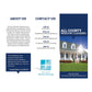 Residential Tri-Fold Brochure - Blue Color - Front View