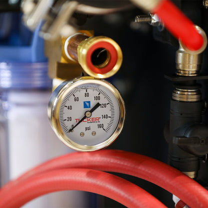 Tucker Fill N Go System Dual User Pressure Gauge View