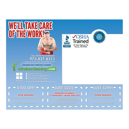 Give Dad A Break Design Suite - Large Postcard - Back View