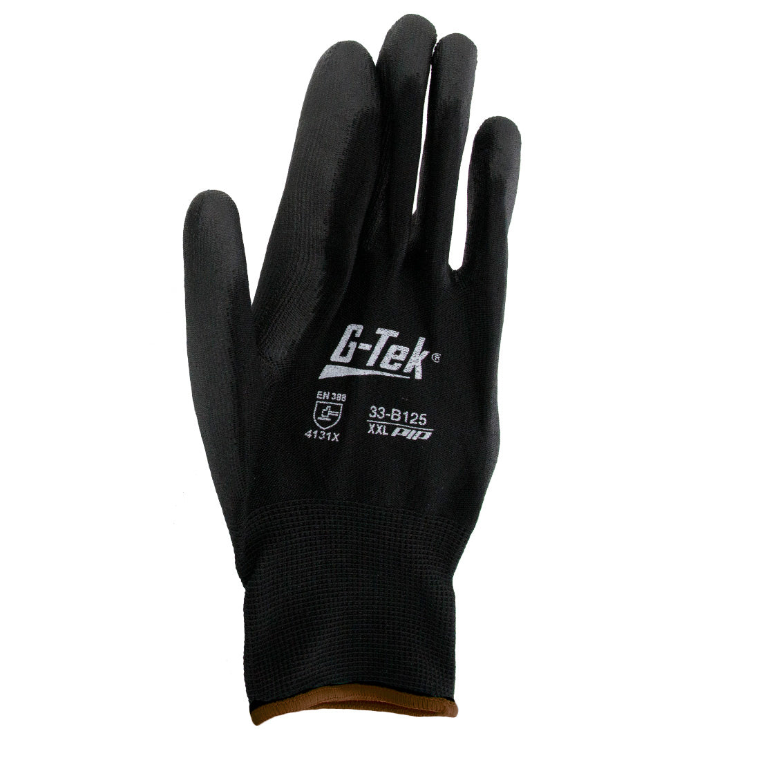 World Enterprises Poly Coated Nylon Gloves Single Large Front View