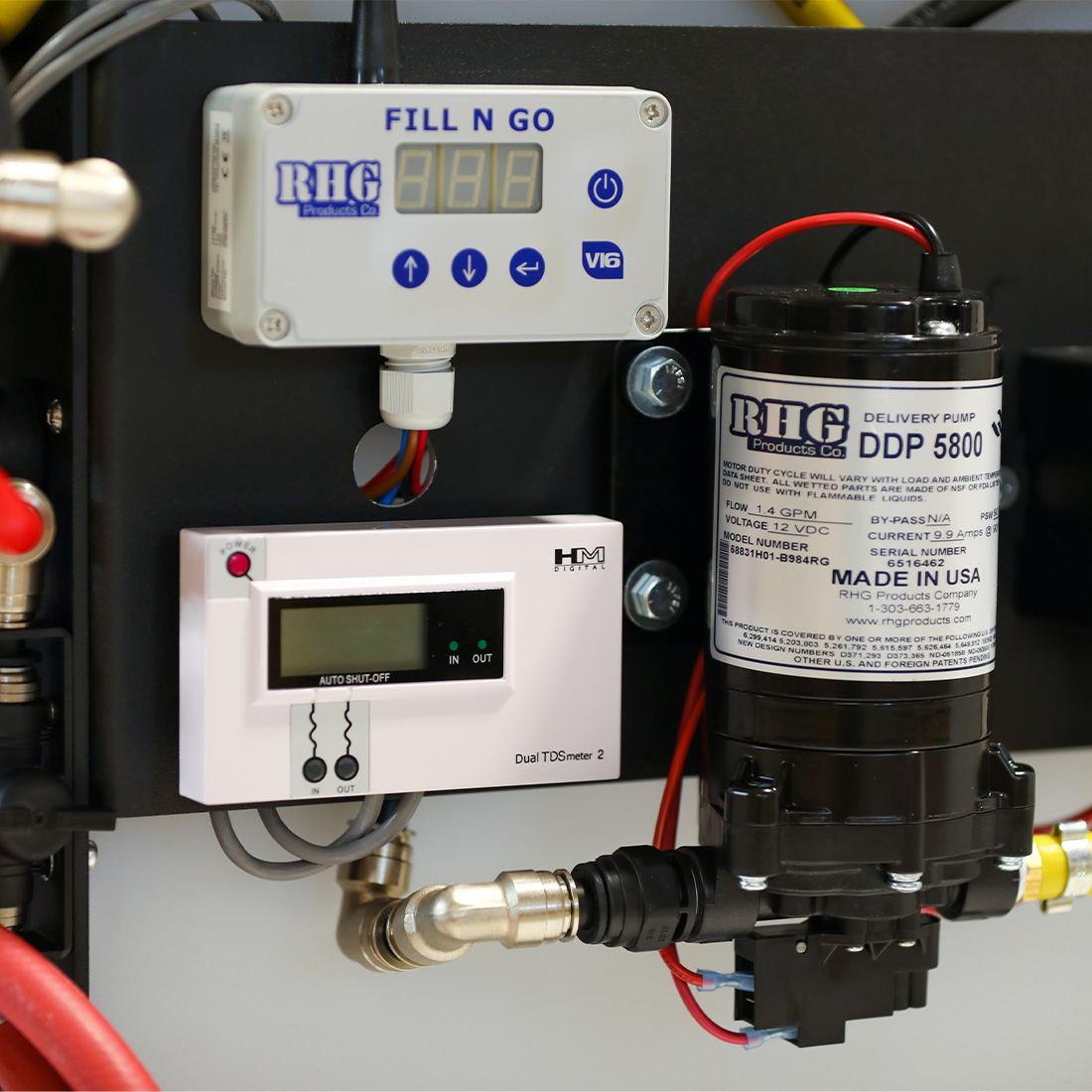 Tucker Fill N Go System Single User Control Panel View