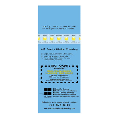 Spring Weather Forecast Door Hanger