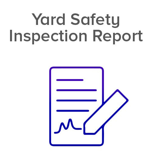 Yard Safety Inspection Report | Downloadables | Shop WCR ...
