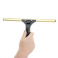 Ettore Complete Brass Ledge-Eze Squeegee In Hand View