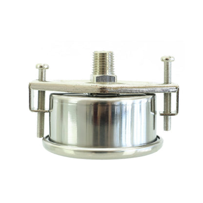 Tucker 0-160 PSI Liquid Filled Pressure Gauge Bottom View