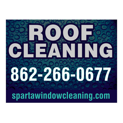 Lawn Sign With Raindrop Background Version 7