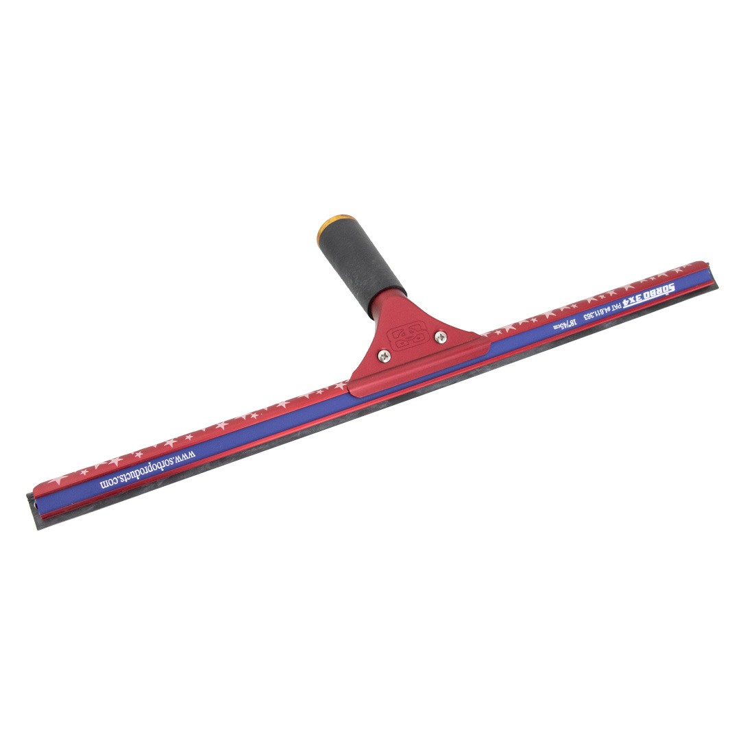 Sörbo Complete Red White and Blue Squeegee - Top View