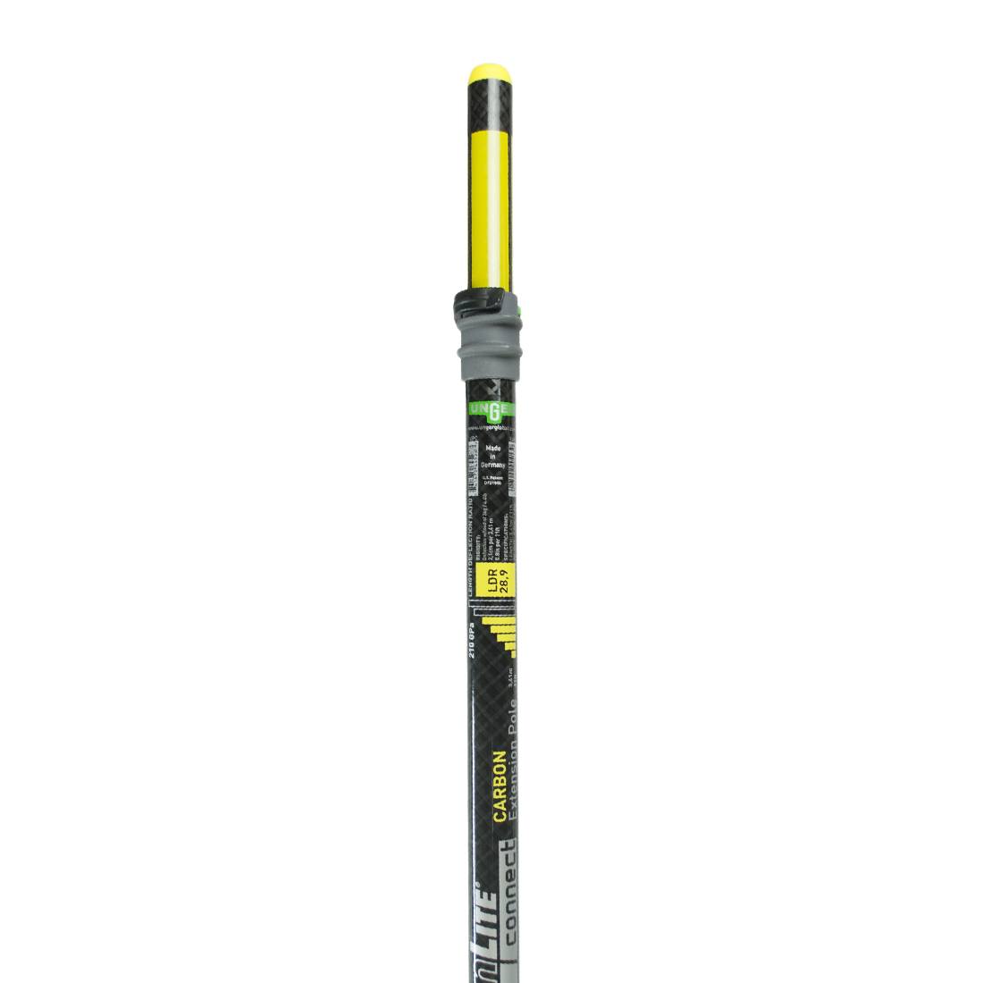 Unger nLite Carbon Extension Pole - 11 Foot - Top Section View