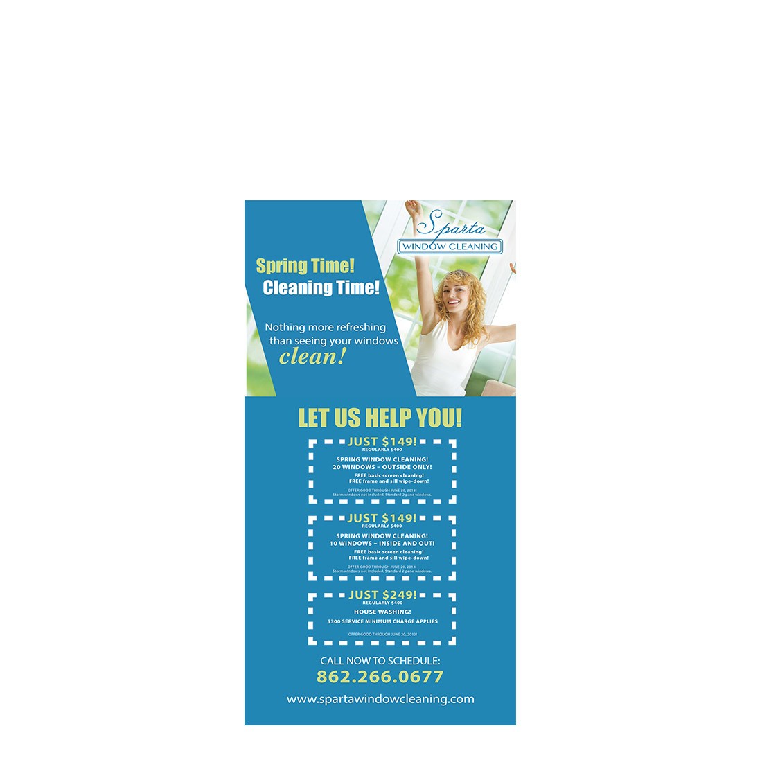 Spring Time Cleaning Time Door Hanger