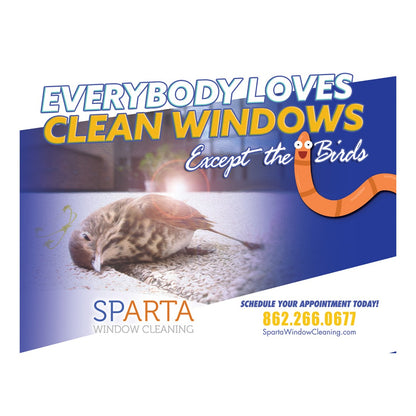 Except The Birds Design Suite - Postcard Large - Front View