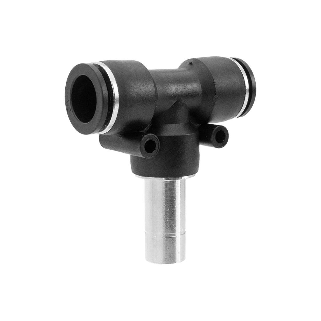XERO Push-to-Fit T-Fitting with Stem - 1/2 Inch Side View