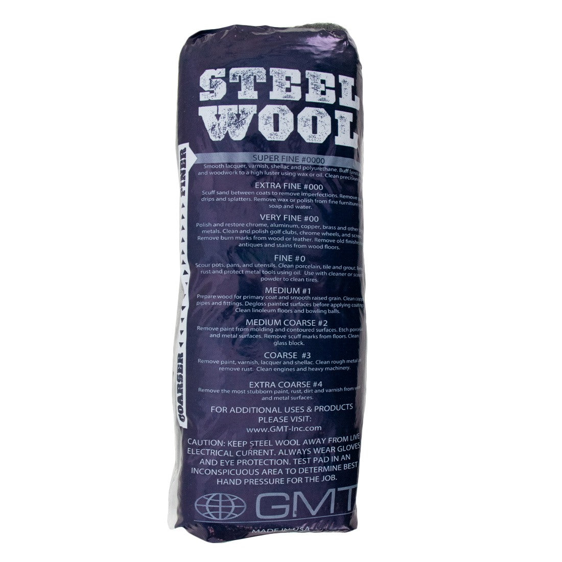 5 lb Steel Wool Rolls (Super Fine to Super Coarse)