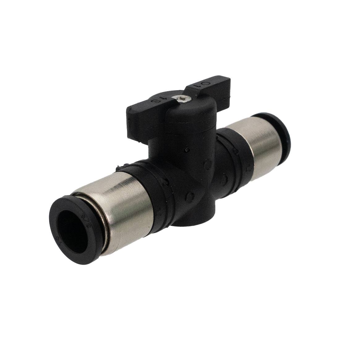 World Enterprises Push-to-Fit Shut Off Valve Angle View