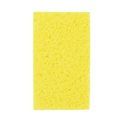 World Enterprises Sponge with Backing Pad - White - Upright Front View