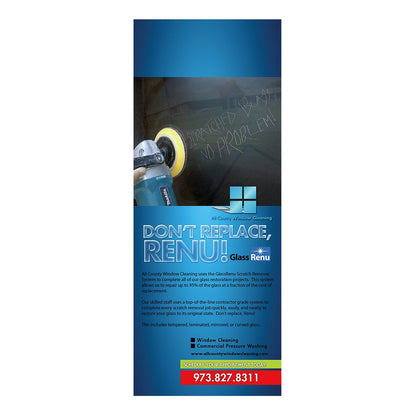 Scratched Glass Door Hanger