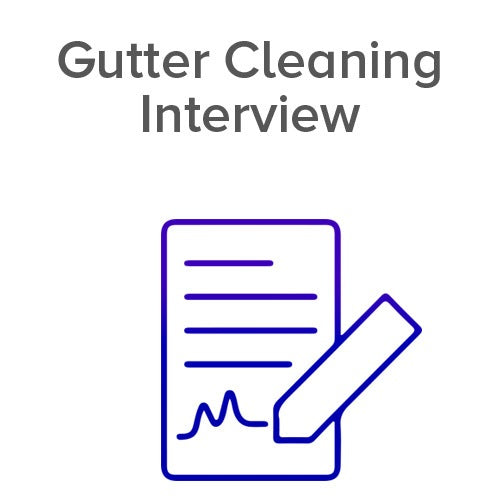 Gutter Cleaning Interview Icon