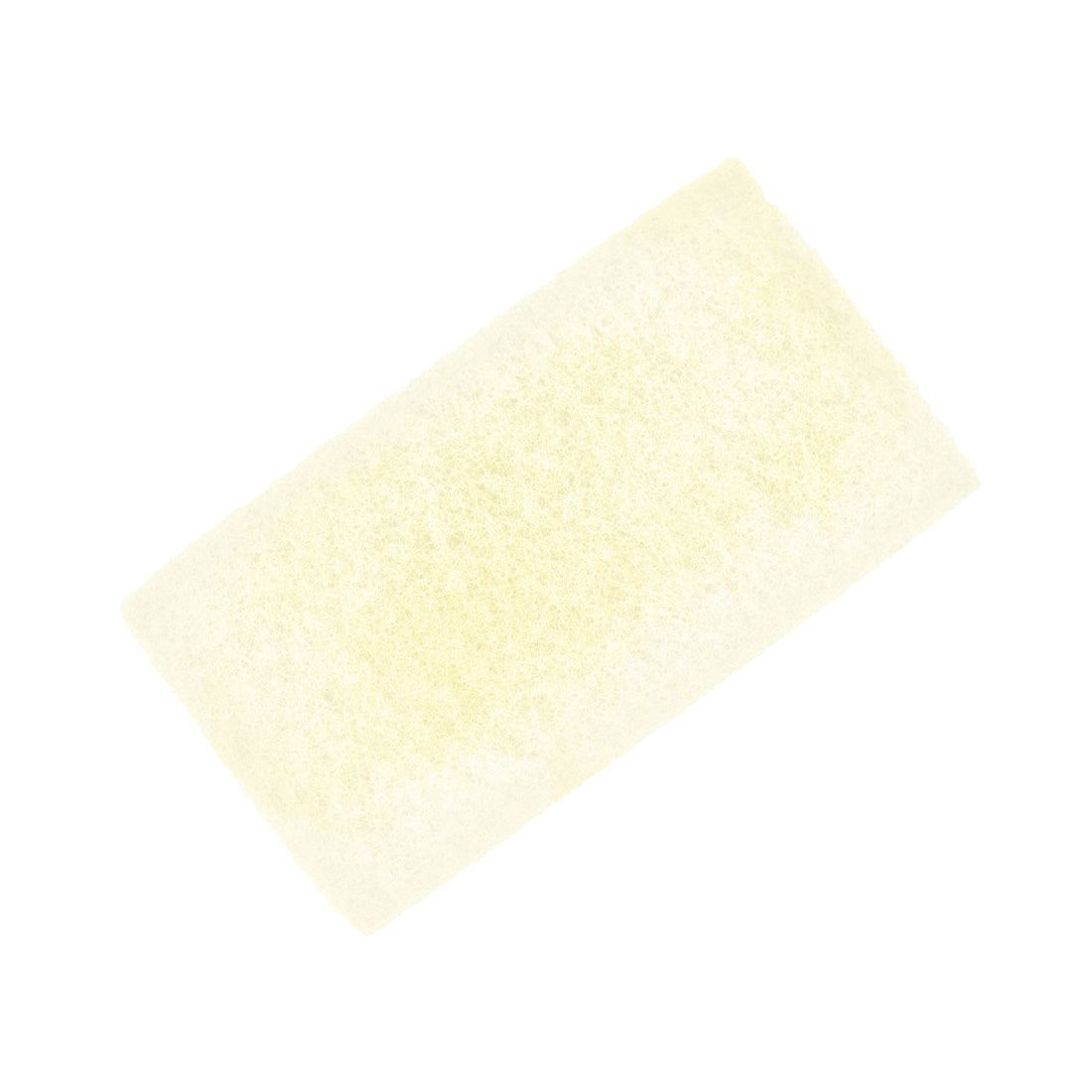 World Enterprises Sponge with Backing Pad - White - Tilted Right Back View