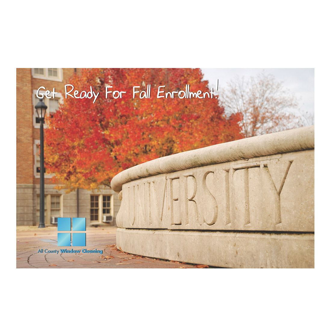 Fall Enrollment Design Suite - Small Postcard - Front View