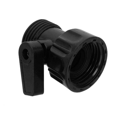 World Enterprise Plastic Ball Valve Top Right Angle View