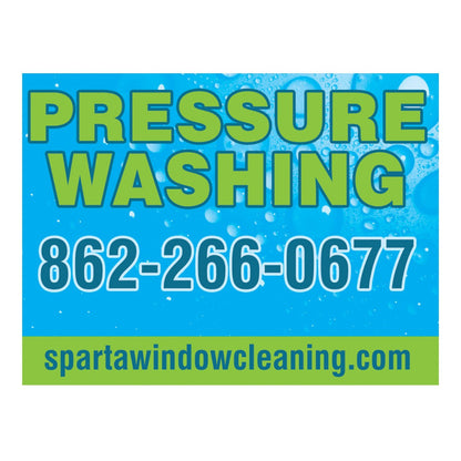 Lawn Sign With Raindrop Background Version 5