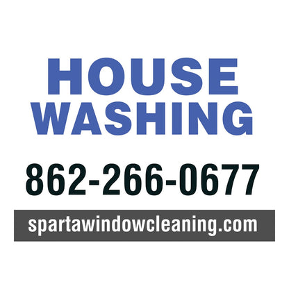 Lawn Sign with Solid Line - Gray - Front View