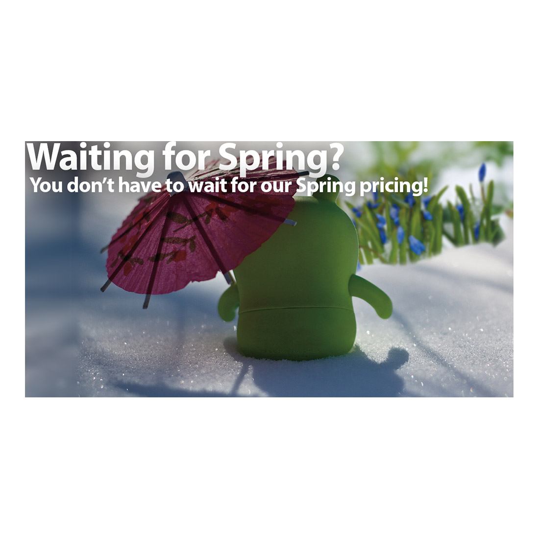 Waiting For Spring Facebook Ad