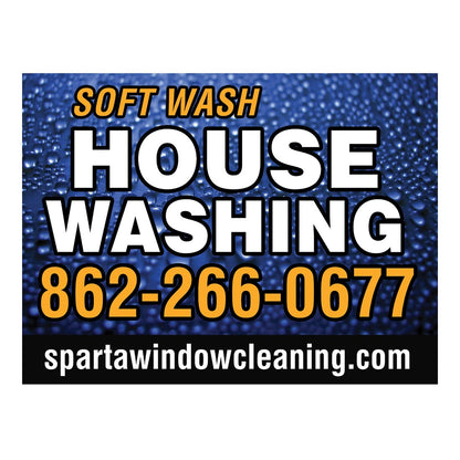 Lawn Sign With Raindrop Background Version 10