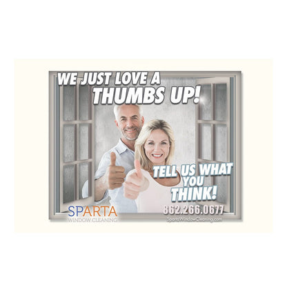 You'll Love Your Clean Home Small Survey Postcard Front Design