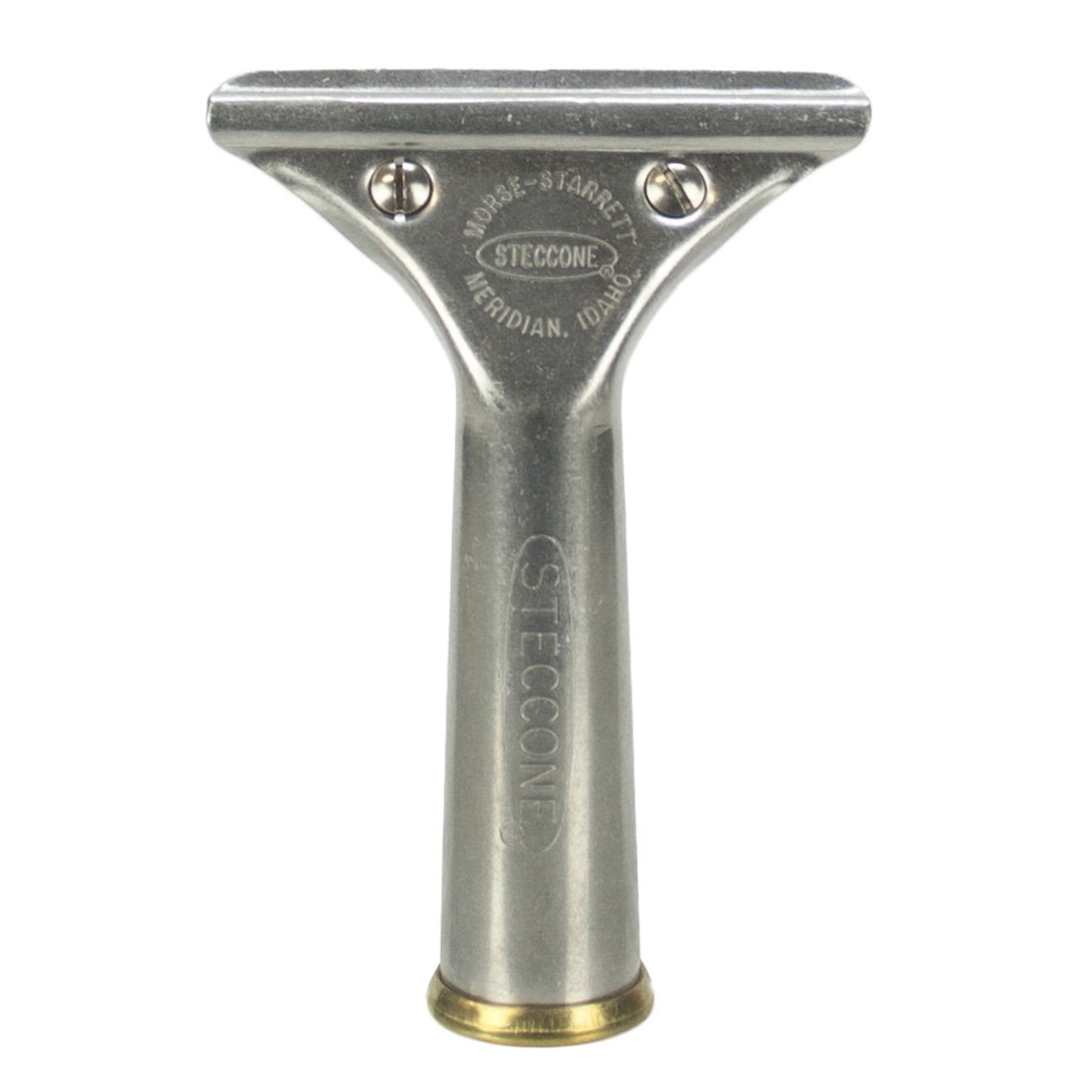 Steccone Reg-Clip Aluminum Squeegee Handle - Front View