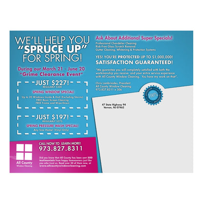 Clear Away Winter Film Design Suite - Large Postcard - Small View