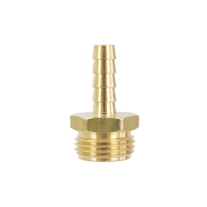 Garden Hose Thread Male to Barb Front View