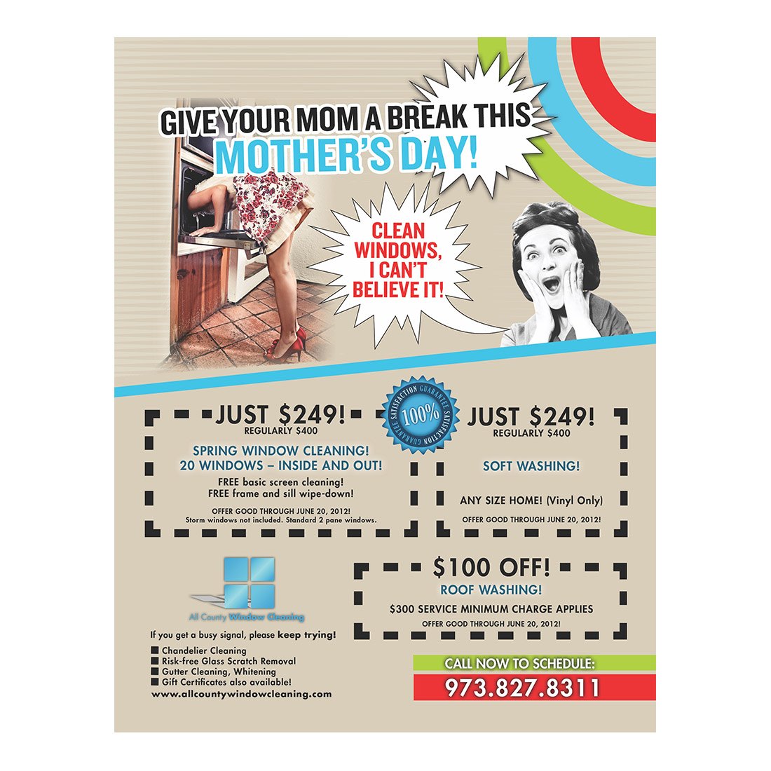 Give Mom A Break Color Flier