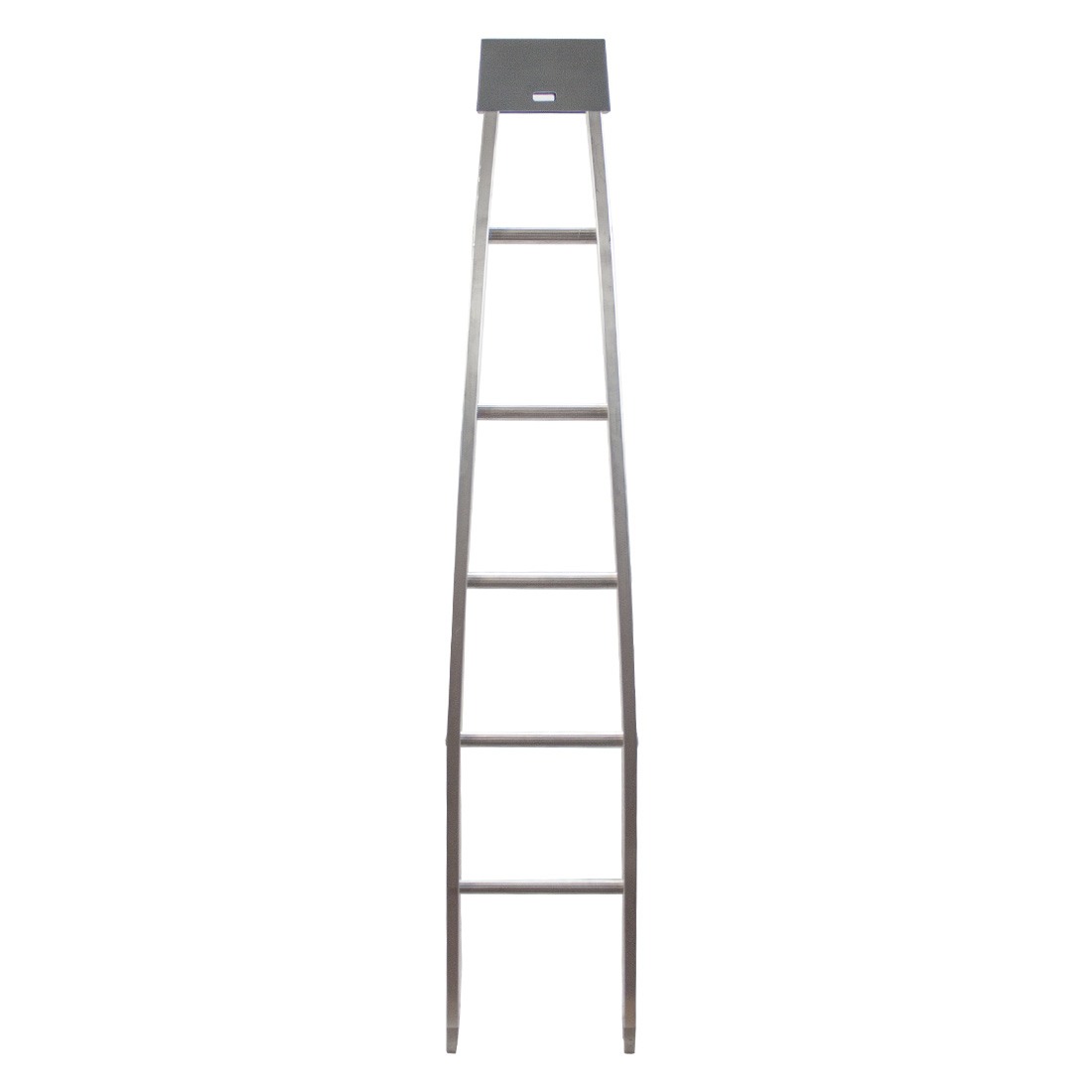 Metallic Ladder Aluminum Open Top Section - 6 Foot - Full Product View