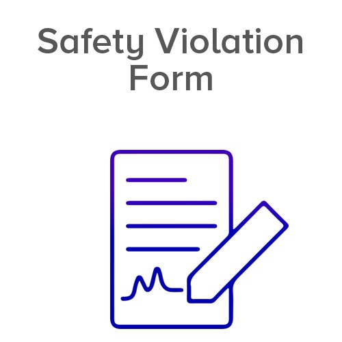 Safety Violation Form Icon