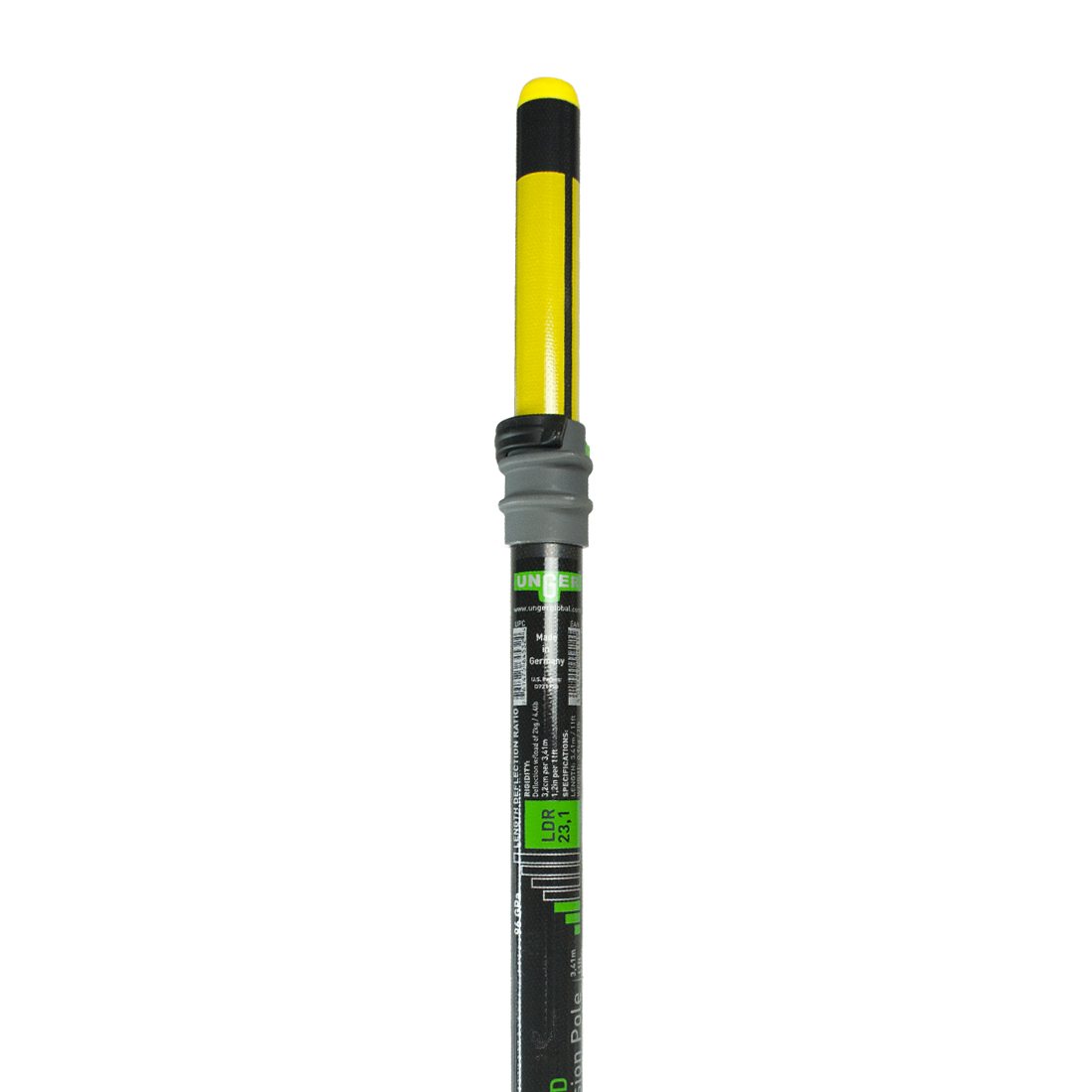 Unger nLite Hybrid Extension Pole - 11 Foot - Top Section View