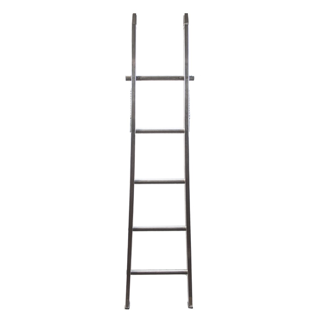 Metallic Ladder Aluminum Bottom Section - 6 Foot - Front View