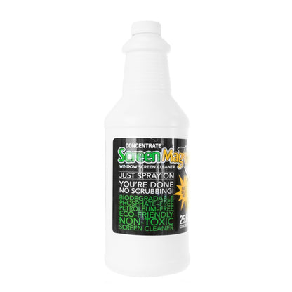 Eco-Safe Outdoor Glass Cleaner - Great for Glass Windows, Solar Panels