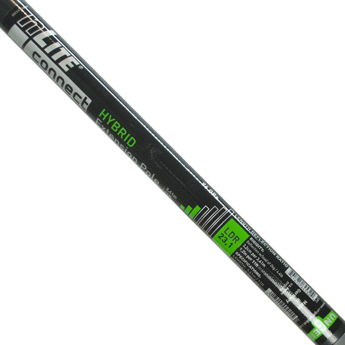 Unger nLite Hybrid Extension Pole - 11 Foot - Decal Close-Up View