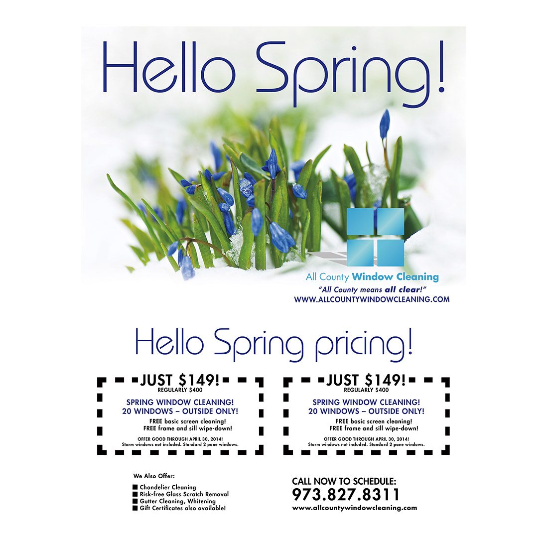 Hello Spring Color Flier