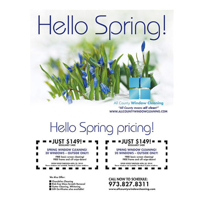 Hello Spring Color Flier