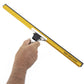Ettore Complete Stainless Steel with Rubber Grip Super Squeegee In Hand View