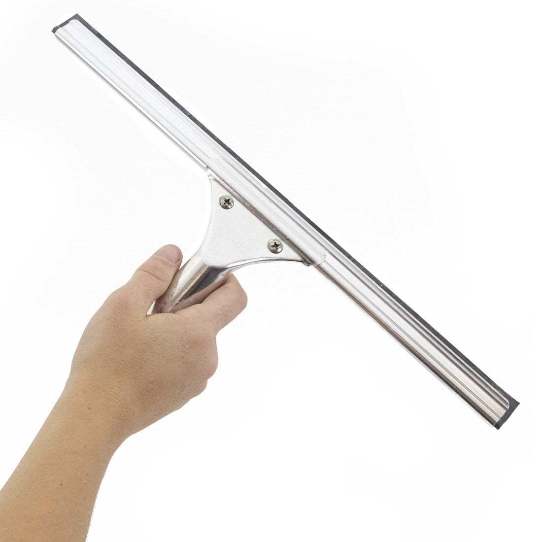 Shower Window Squeegee Stainless Steel Cleaning Tool 13.78 Inch Black - Bed  Bath & Beyond - 35663659
